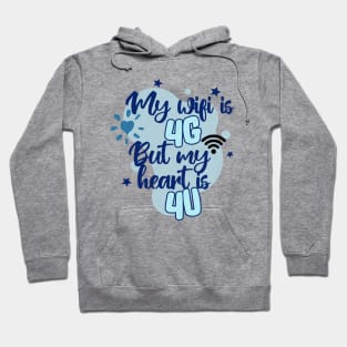 Internet Romance Humor Hoodie